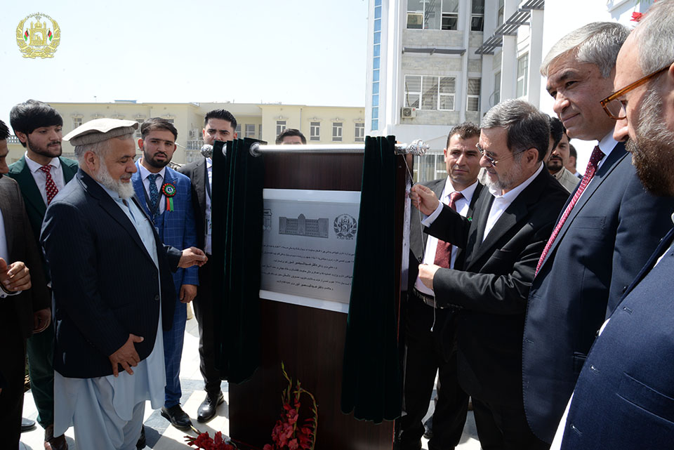عکس‌های مراسم افتتاح تعمیر جدید وزارت عدلیه در دارالامان