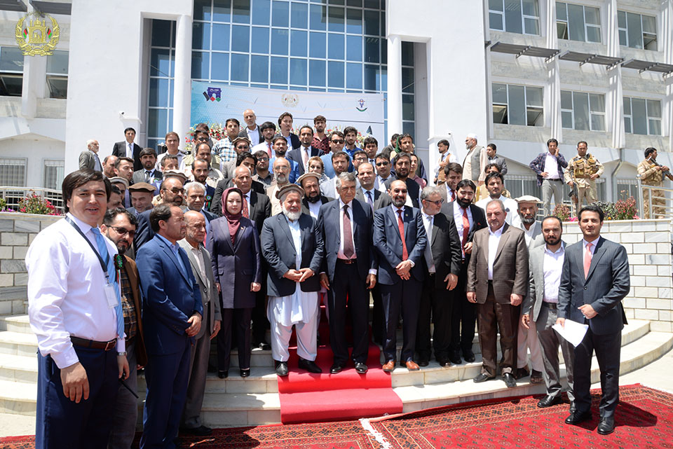 عکس‌های مراسم افتتاح تعمیر جدید وزارت عدلیه در دارالامان